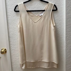 St. John Knits ladies 100% silk shell tank